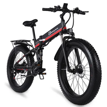 Электрическая велосипедная широкая шина, узкая шина, внедорожный велосипед, литиевая батарея 48 В, 1000 Вт, автомобиль с аккумулятором для горных работ