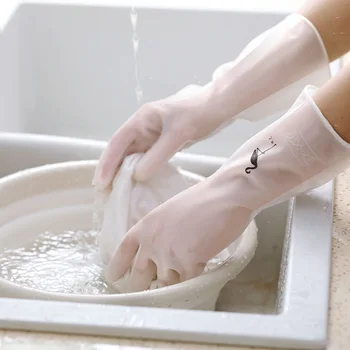 кухонные перчатки для мытья посуды luluhut, бытовые перчатки для мытья посуды, резиновые перчатки для стирки одежды, перчатки для чистки посуды